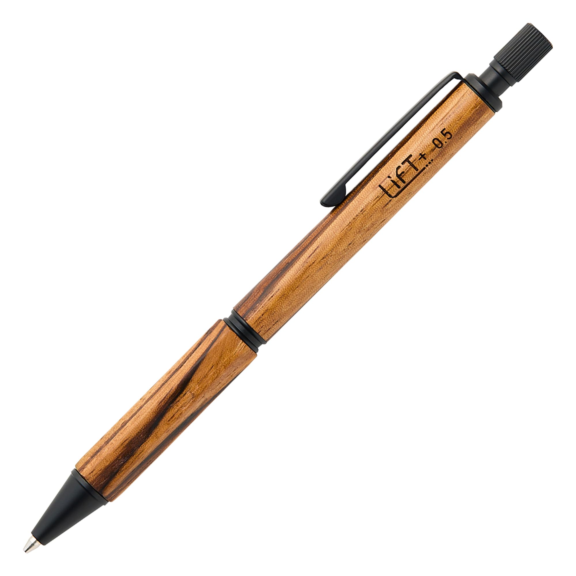 Amazon.co.jp: LIFT+ Wood シャープペンシル 0.5mm Zebra wood(ゼブラ